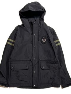 《予約品8月31日 23時55分締め》 WAPPEN HOOD BLO / マウンテンパーカー / ブラック 【roarguns 】 2024年1月入荷予定