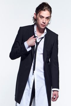 《予約品》 LongPeackedJacket テーラードジャケット TWS-Stretch / Black 【kiryuyrik】 1月入荷予定