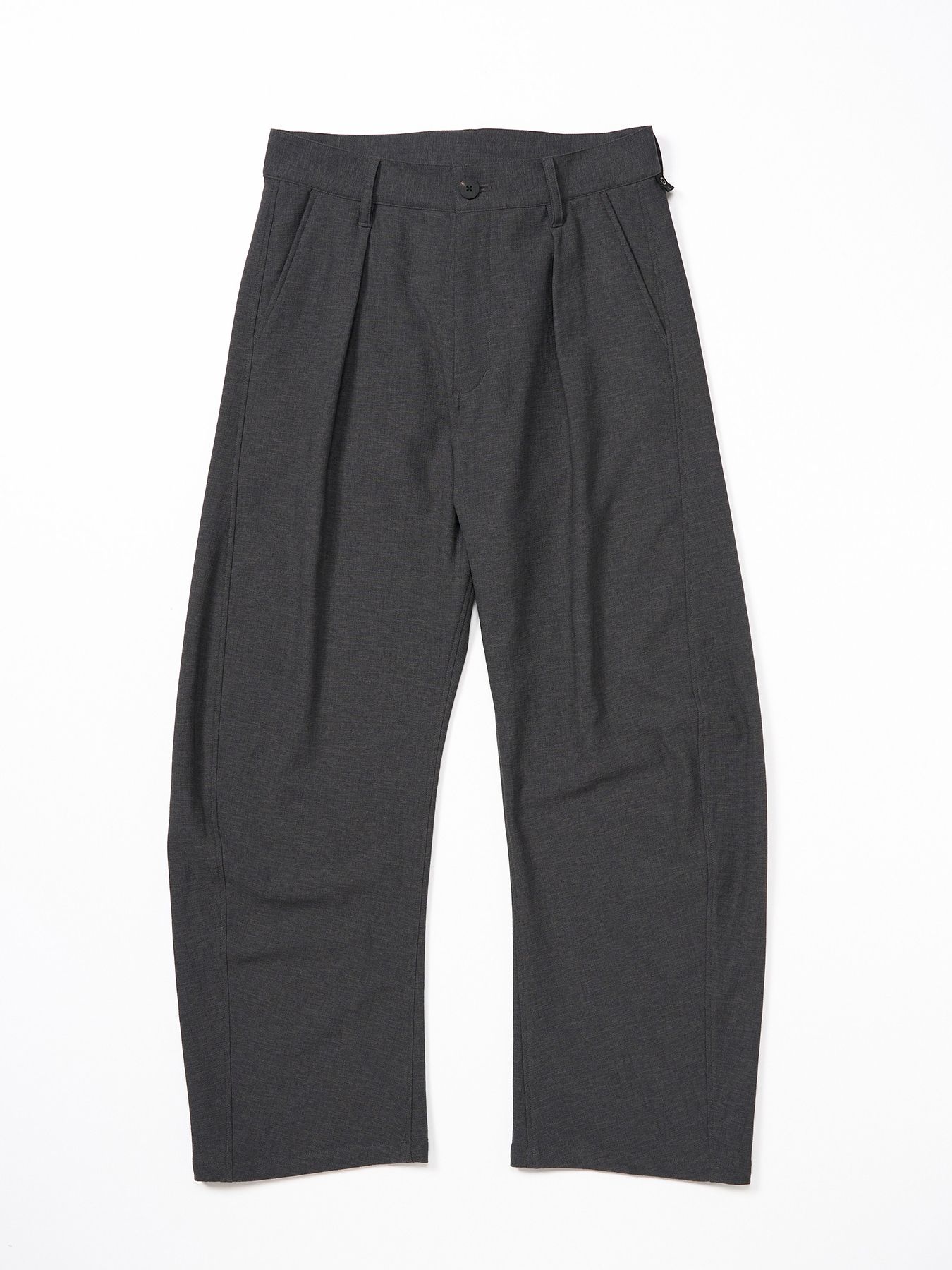 【予約品 9月23日(火) 締切】relax banana slacks / リラックス バナナスラックス / チャコール