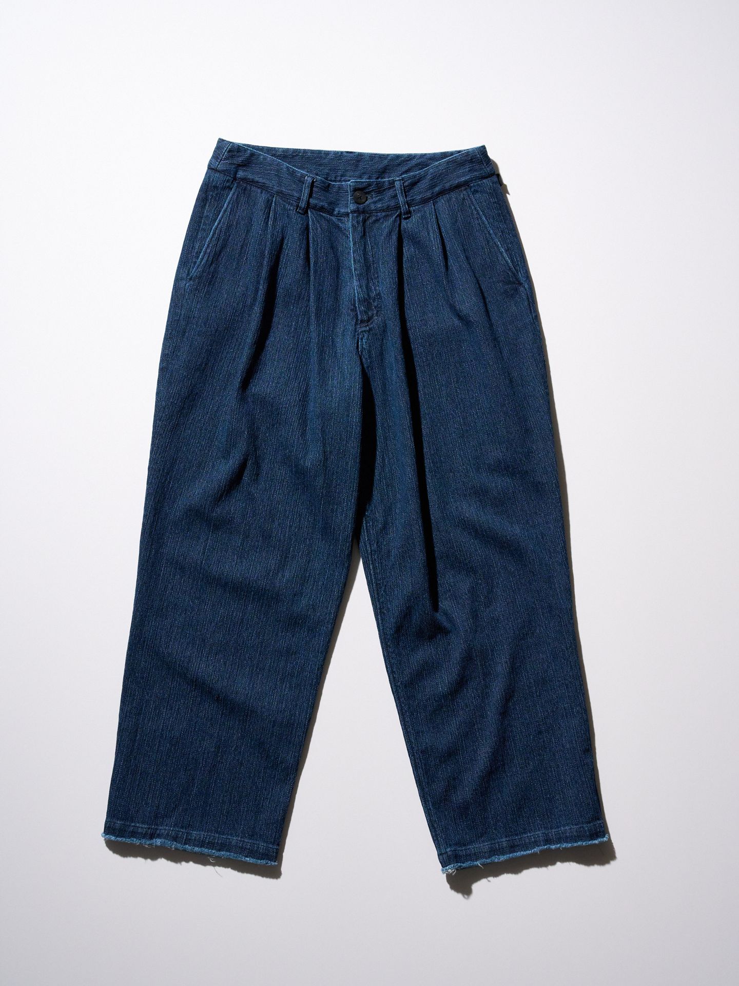 【予約品9月16日 10時締め】 2-tuck wide trousers / ワイドトラウザーズ / used