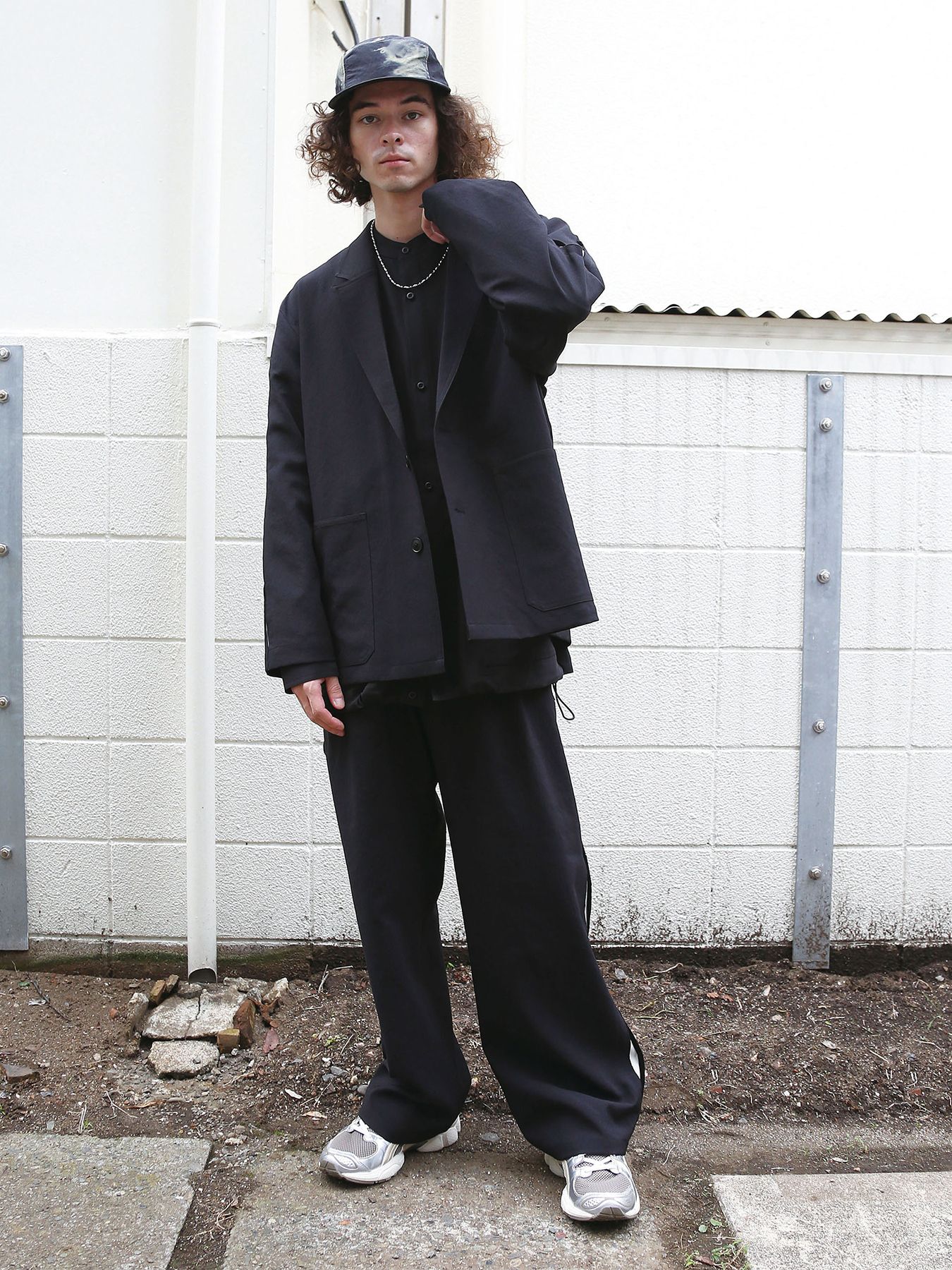 UNTRAD PANTS / ブラック×ホワイト【QUOLT】