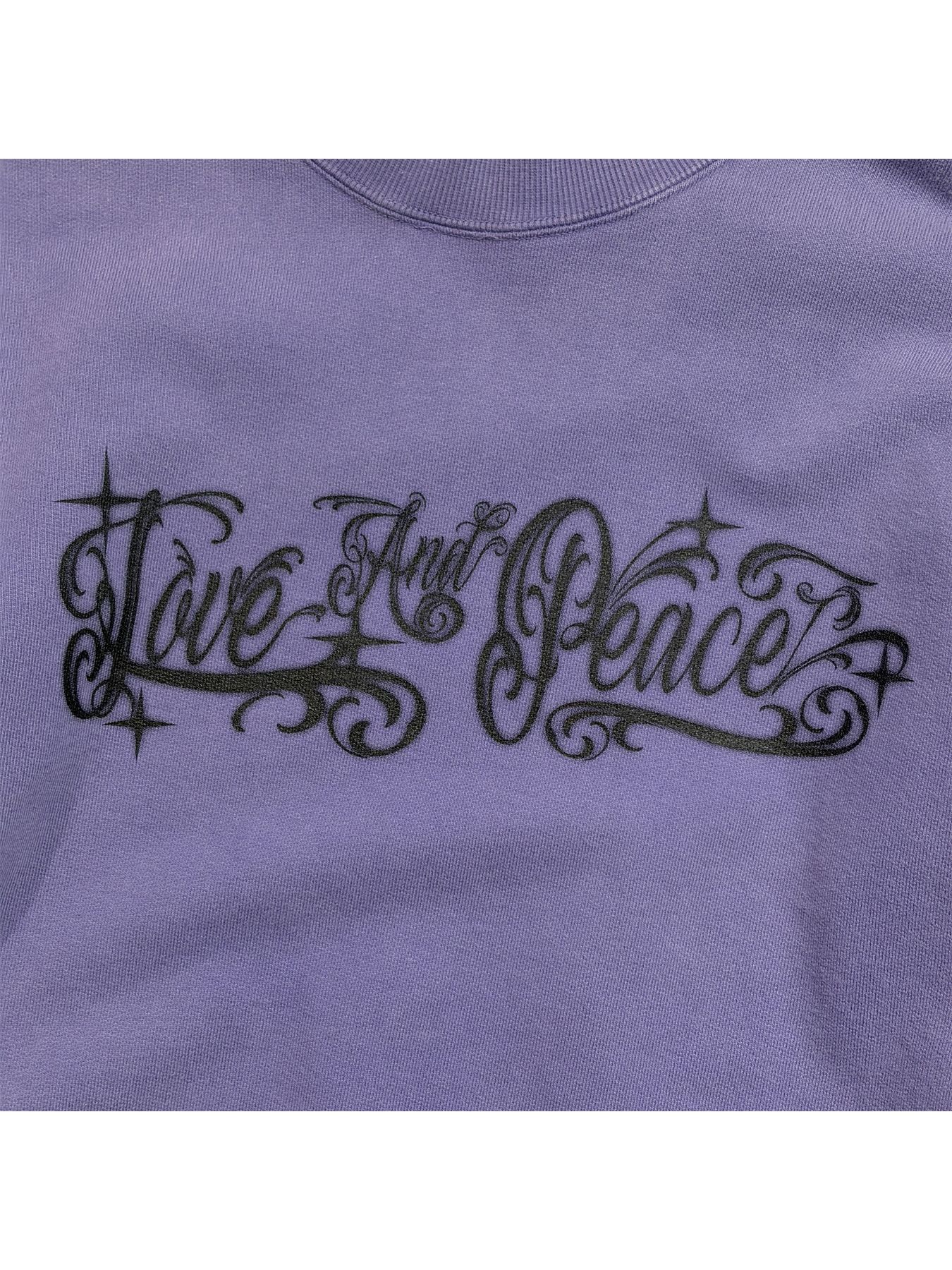 【予約品】GARMENT DYED SWEAT / ガーメントダイ スウェット / パープル