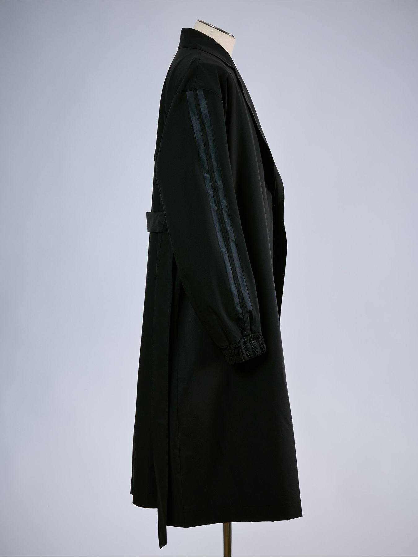 【予約品 10月26日(月) 締切】Drape Coat / ドレープコート / ブラック