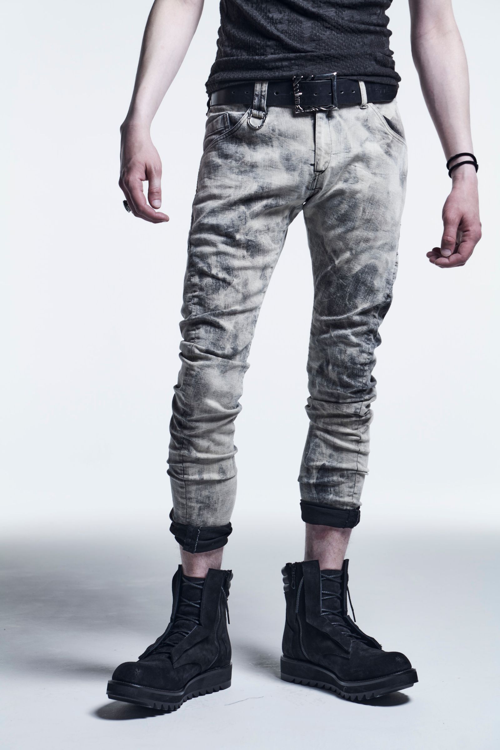 kiryuyrik - 《予約品》サルエルパンツ SaruelPants BlackBlackDenim