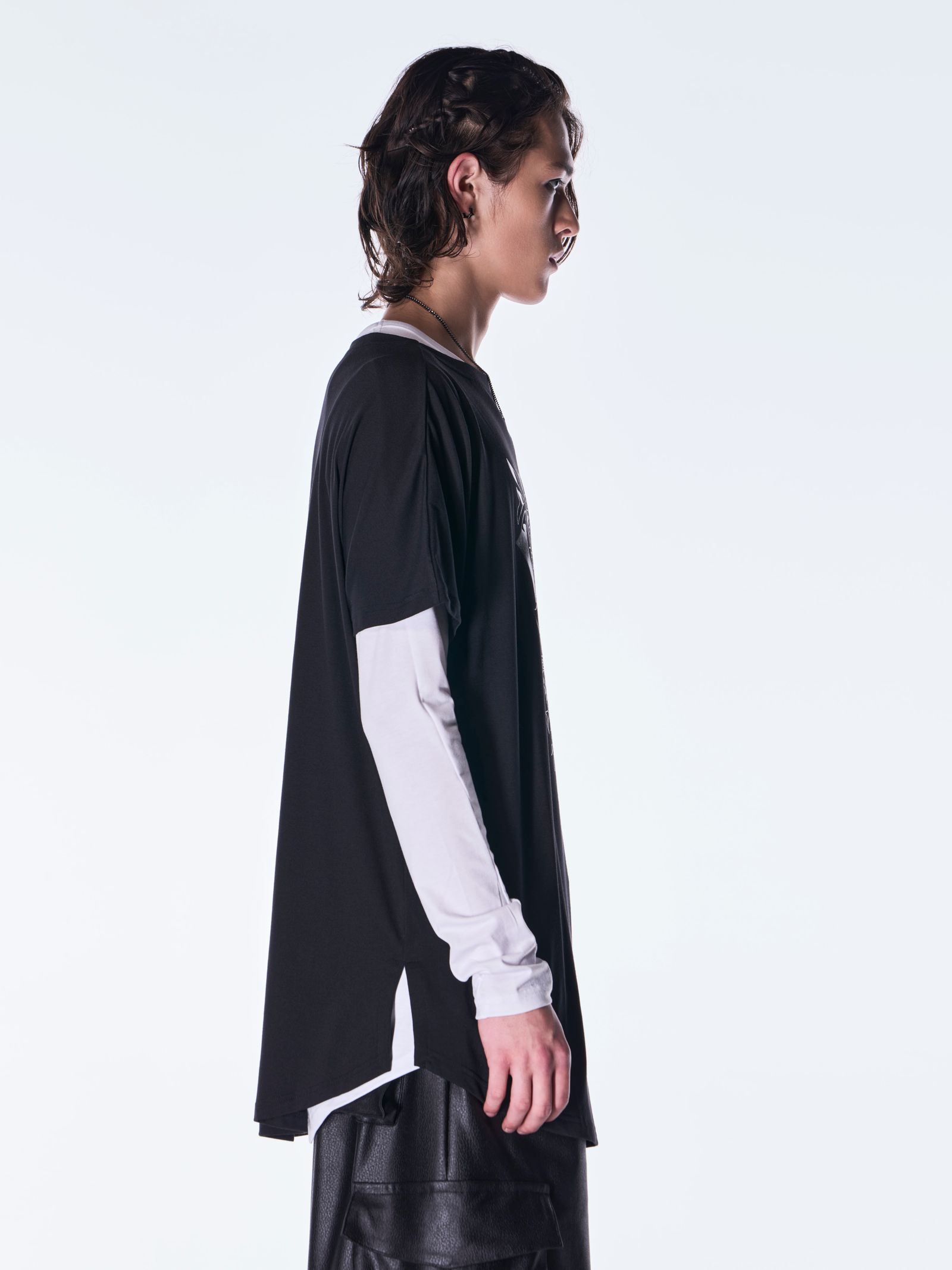 【予約品 6月29日(月) 締切】BEATENJIKU Dolman T-Shirt / ドルマン Tシャツ / ブラック