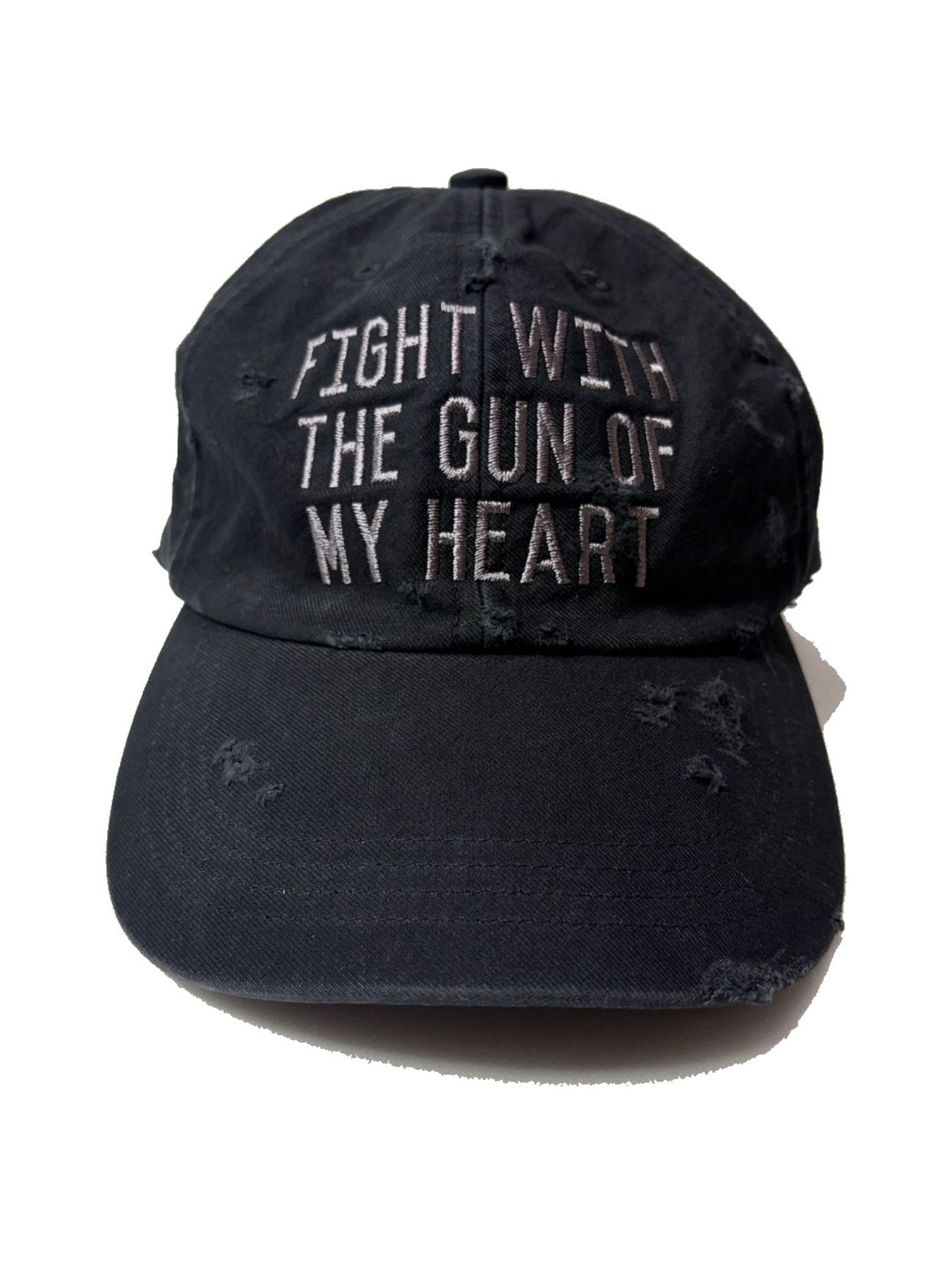 【予約品 8月23日(日) 締切】B.B CAP DAMAGE/EMB / ブラック