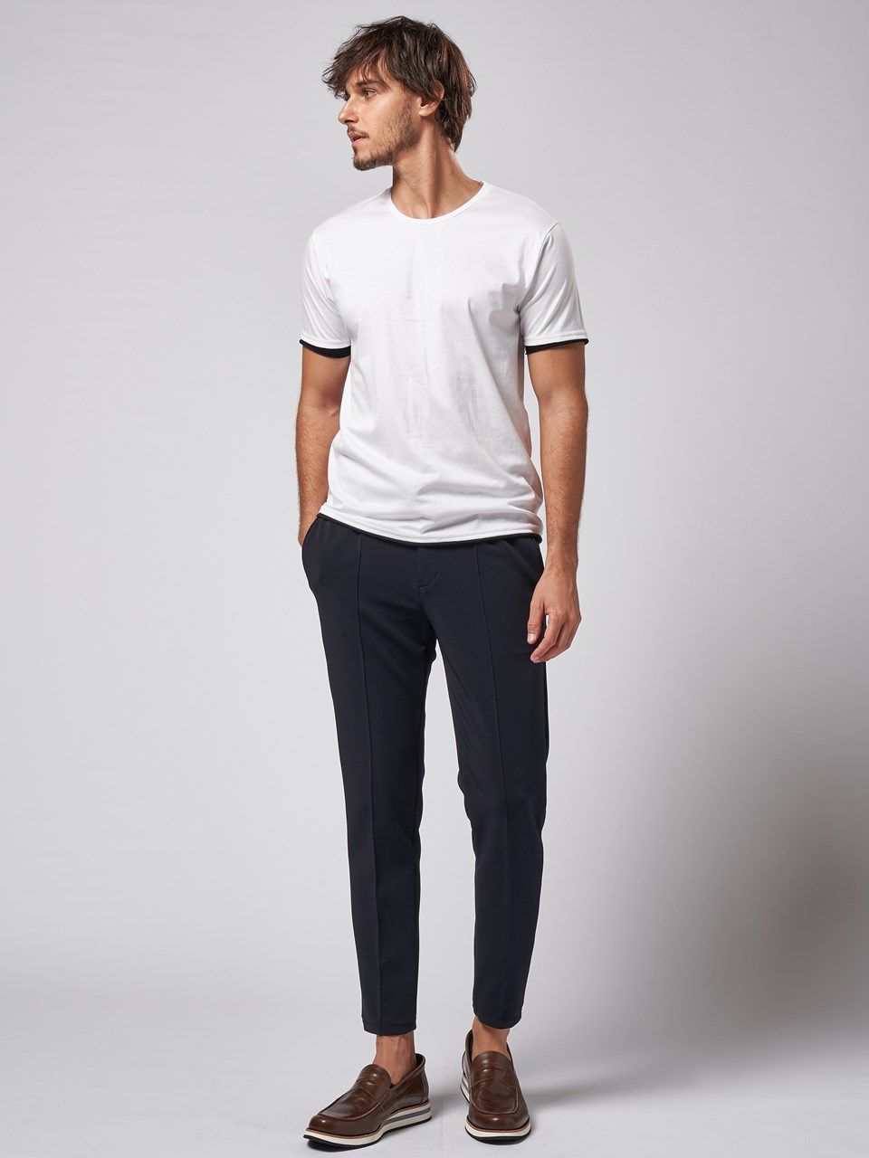《予約品》 sweater's cut S/S / Tシャツ / ホワイト×ブラック