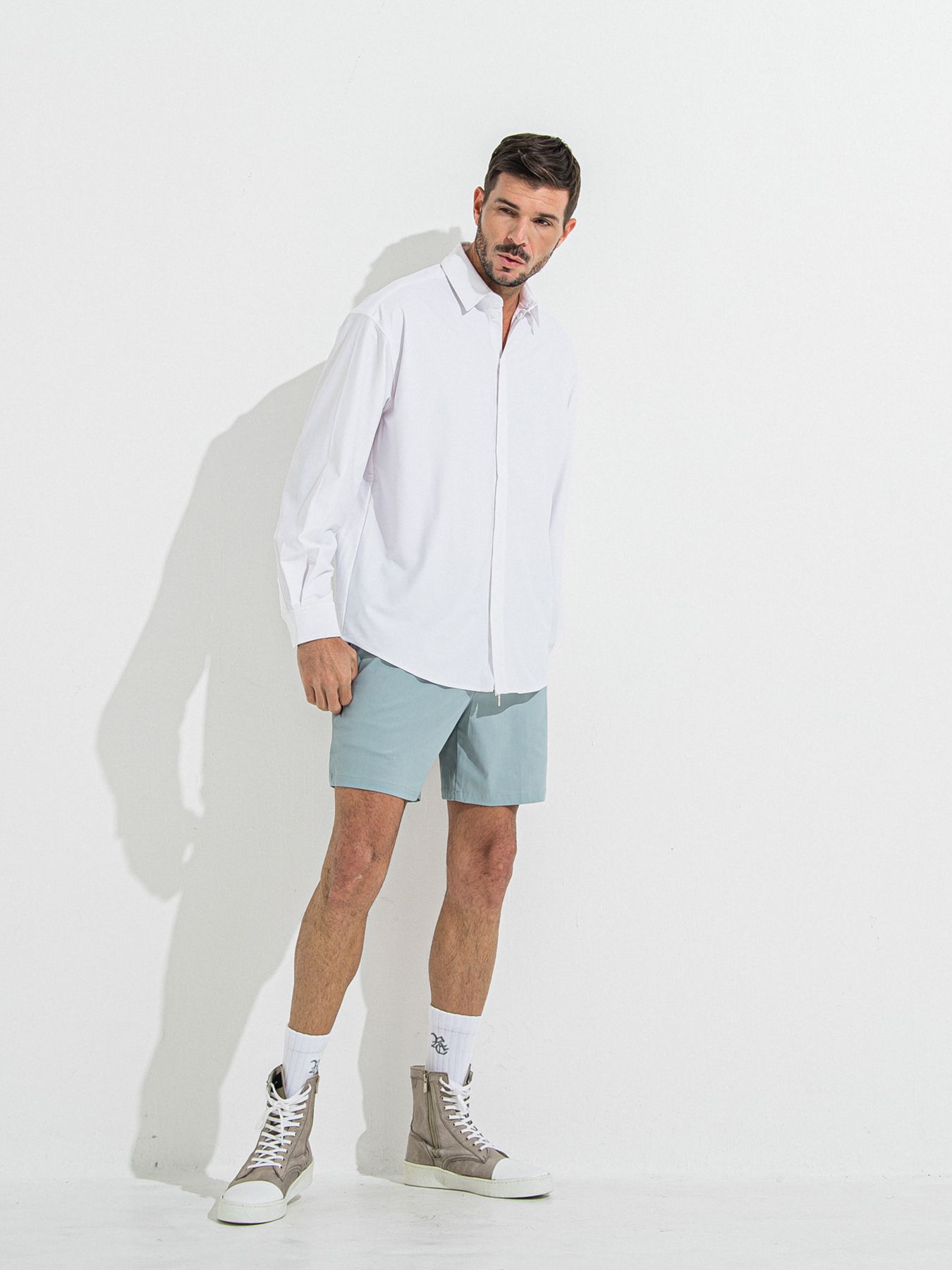 【予約品 】RASH JACK SHIRTS / ラッシュガード ジャックシャツ / ホワイト