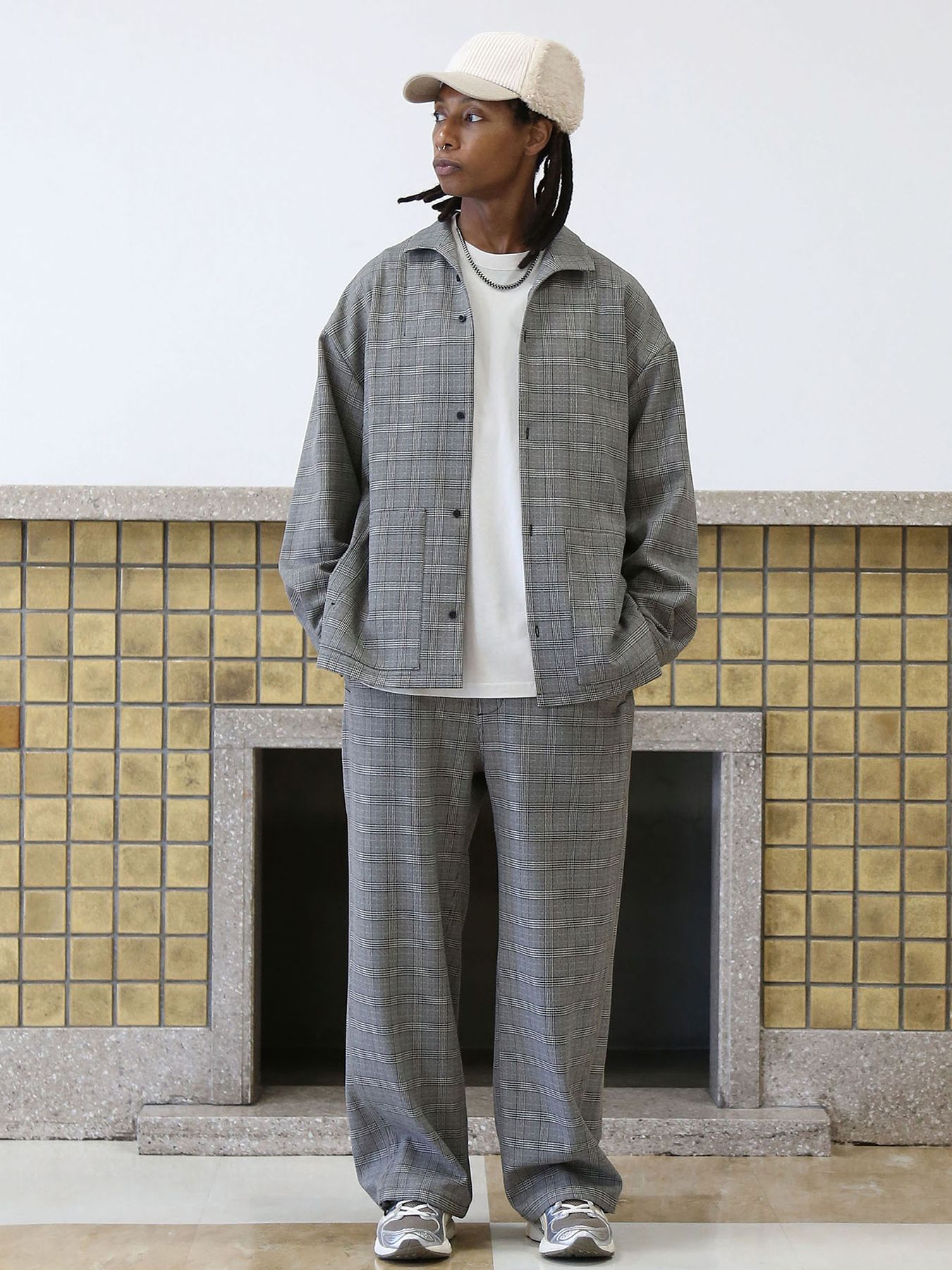 JAUNT PANTS / GRAY【QUOLT】