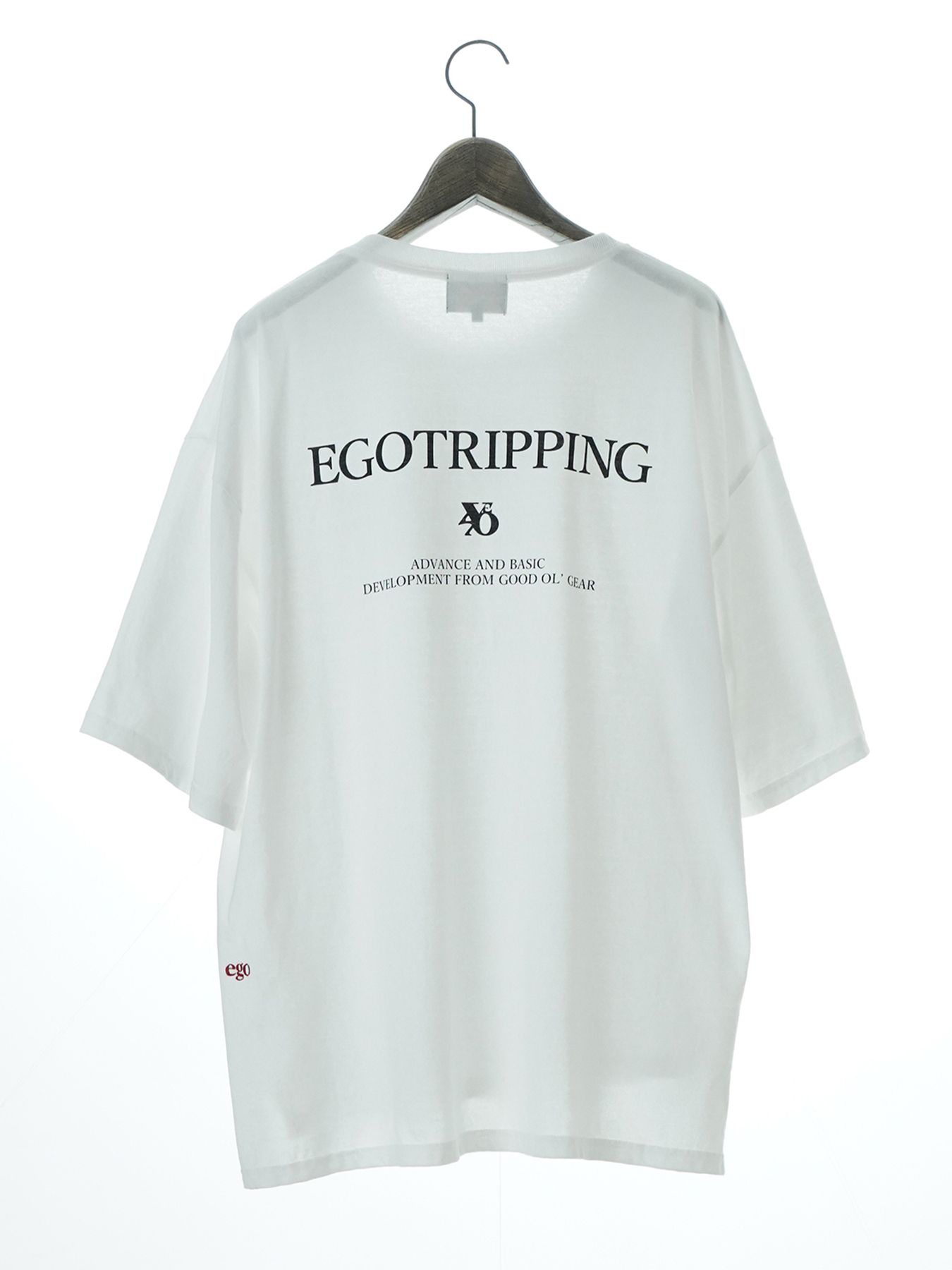 【予約品 11月23日(日) 締切】PRINTTEE-B short / ロゴプリント Tシャツ / WHITE