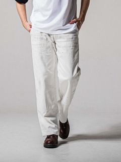 【予約品 11月16日(日) 締切】DOUBLE KNEE PT / ダブルニーワークパンツ / ホワイト