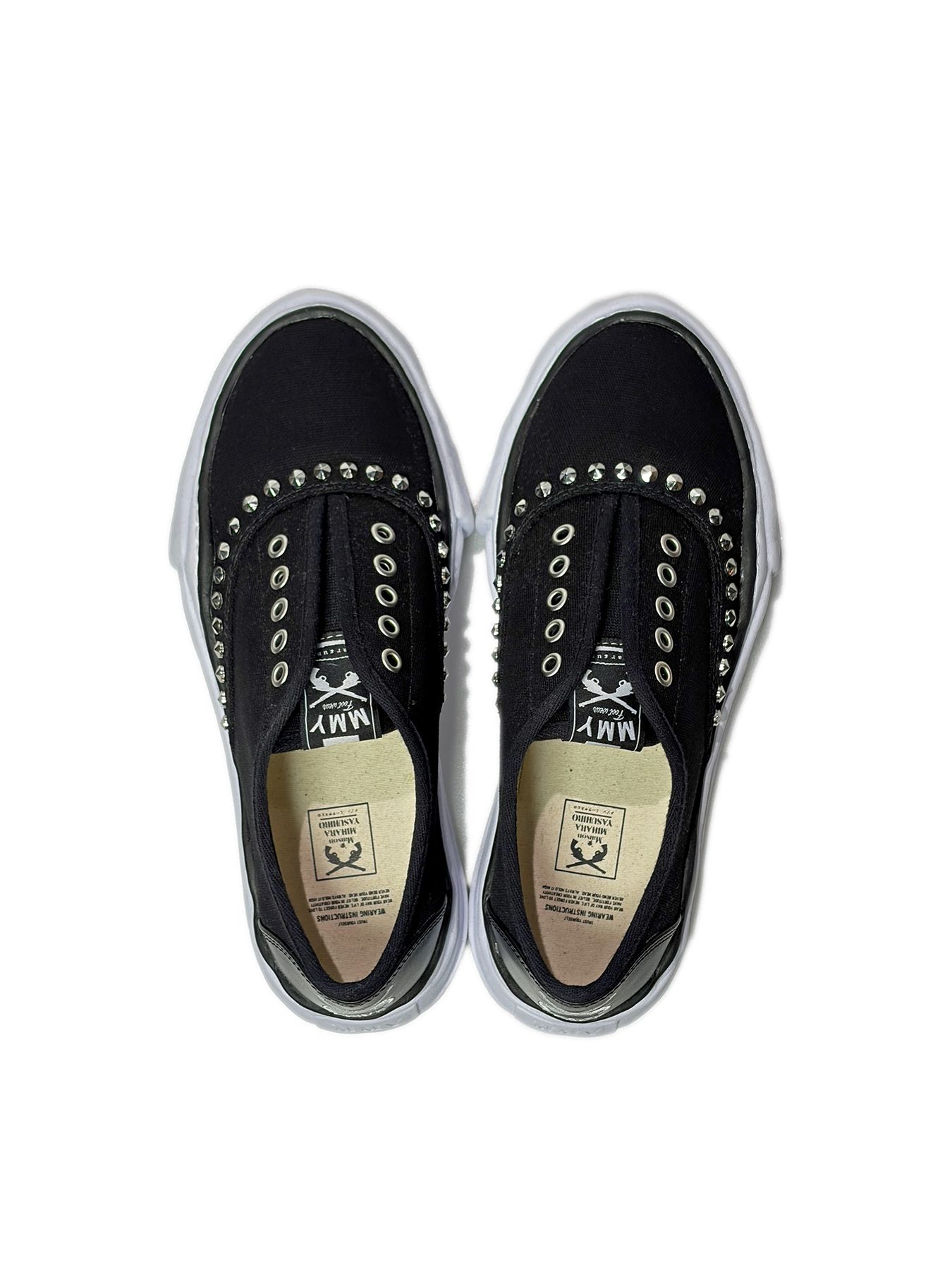 【予約品 3月9日(月) 18:00 締切】MAISON MIHARA YASUHIRO コラボ - ×MMY SNEAKER / スニーカー / ブラック×ホワイト