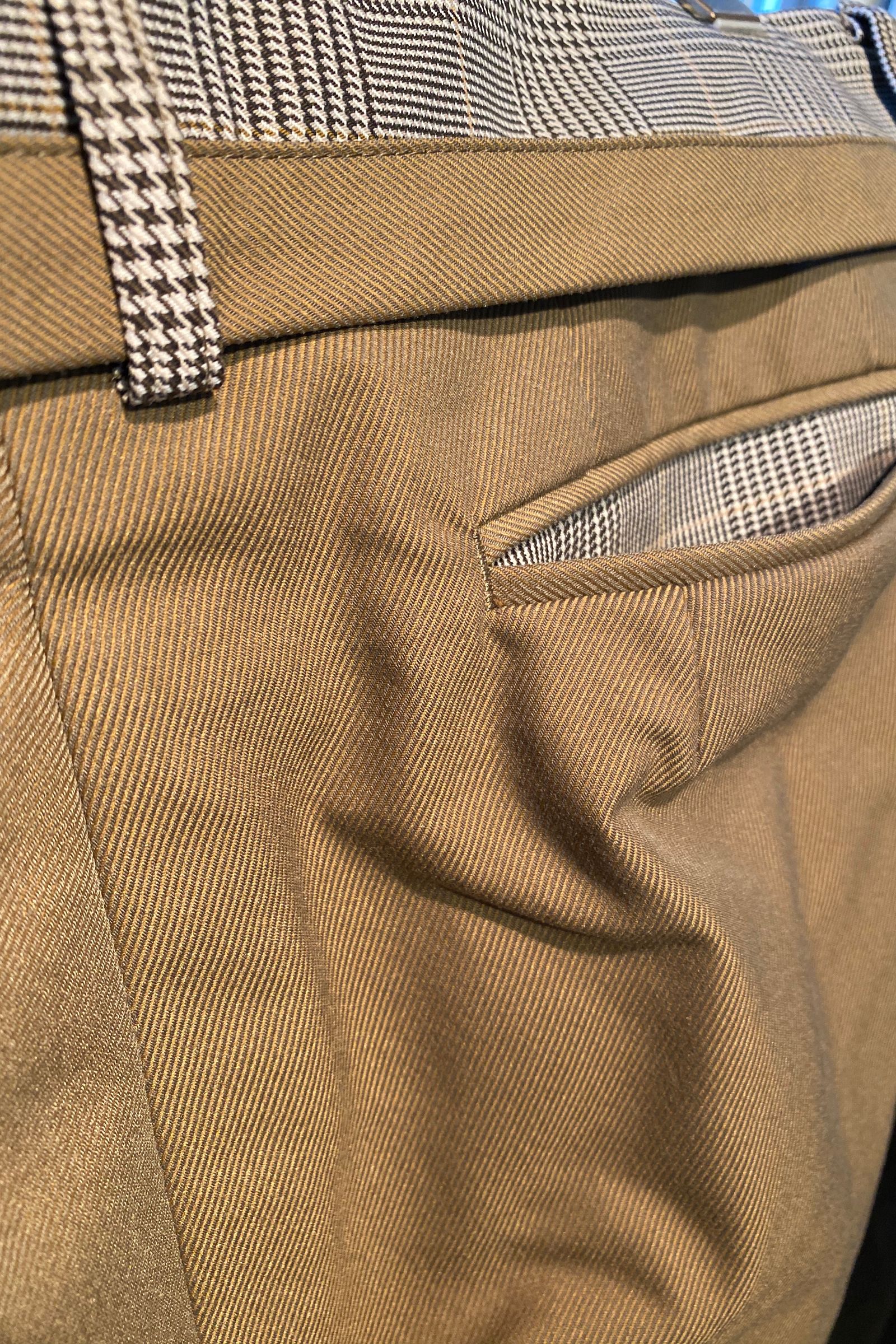 BELTED PANTS / CAMEL 【junhashimoto】