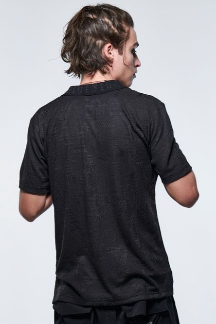 PythonJQDJersey PoloShirt / ブラック  【kiryuyrik】