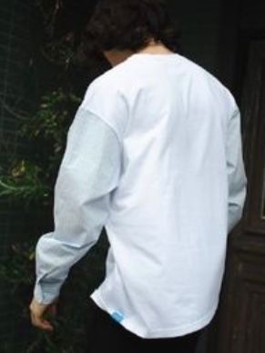 コンビT 長袖  ホワイト メゾンオノレ パリ