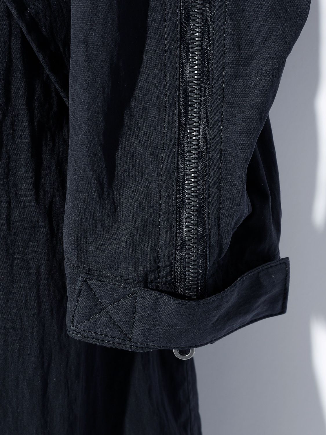 【予約品】 SWITCHBLADE x nude:masahiko maruyama ZIPPER FUSION MODS COAT / モッズコート / BLACK