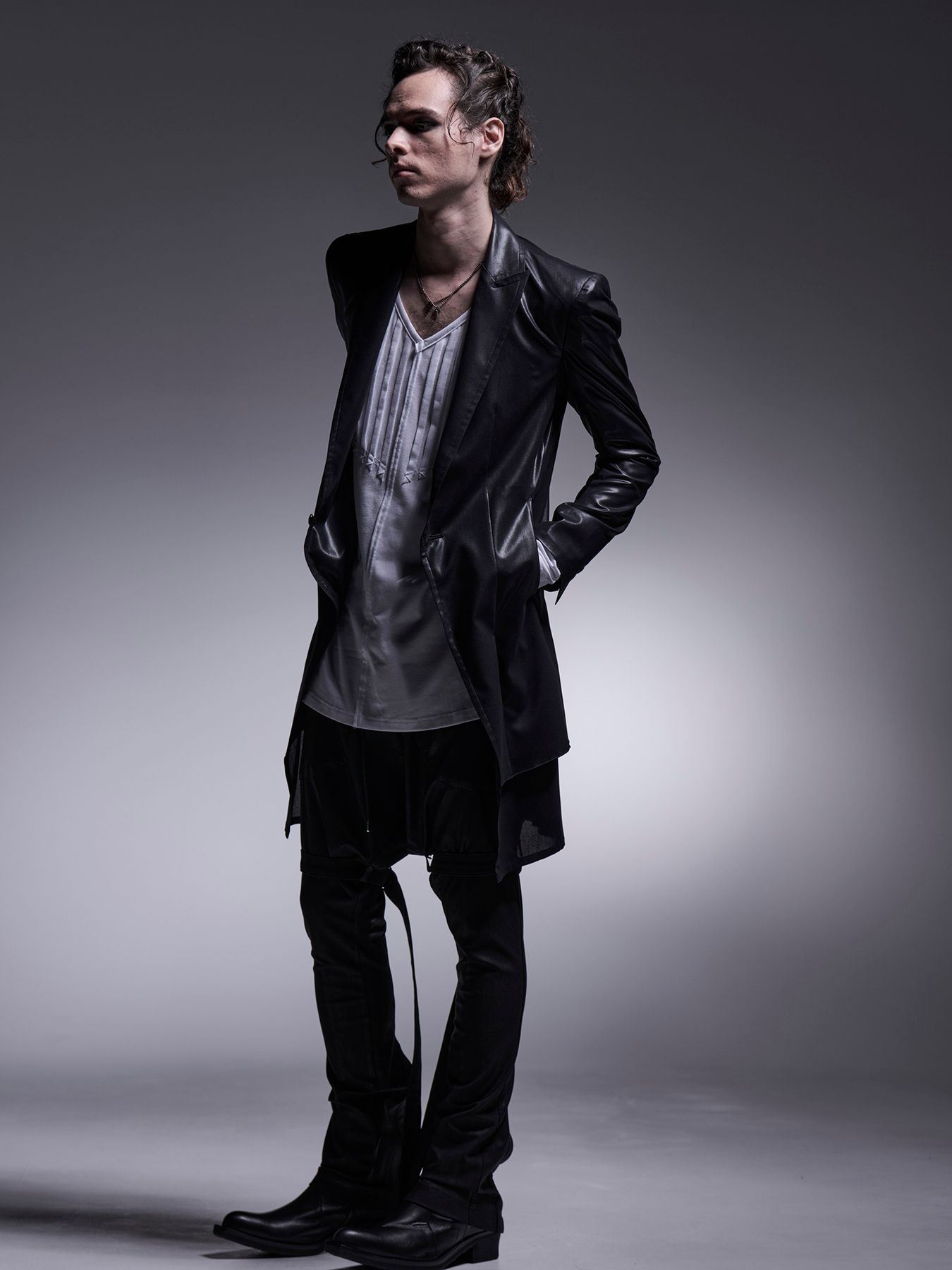 【予約品 7月13日(日) 締切】Layered Jacket / レイヤードジャケット / ブラック