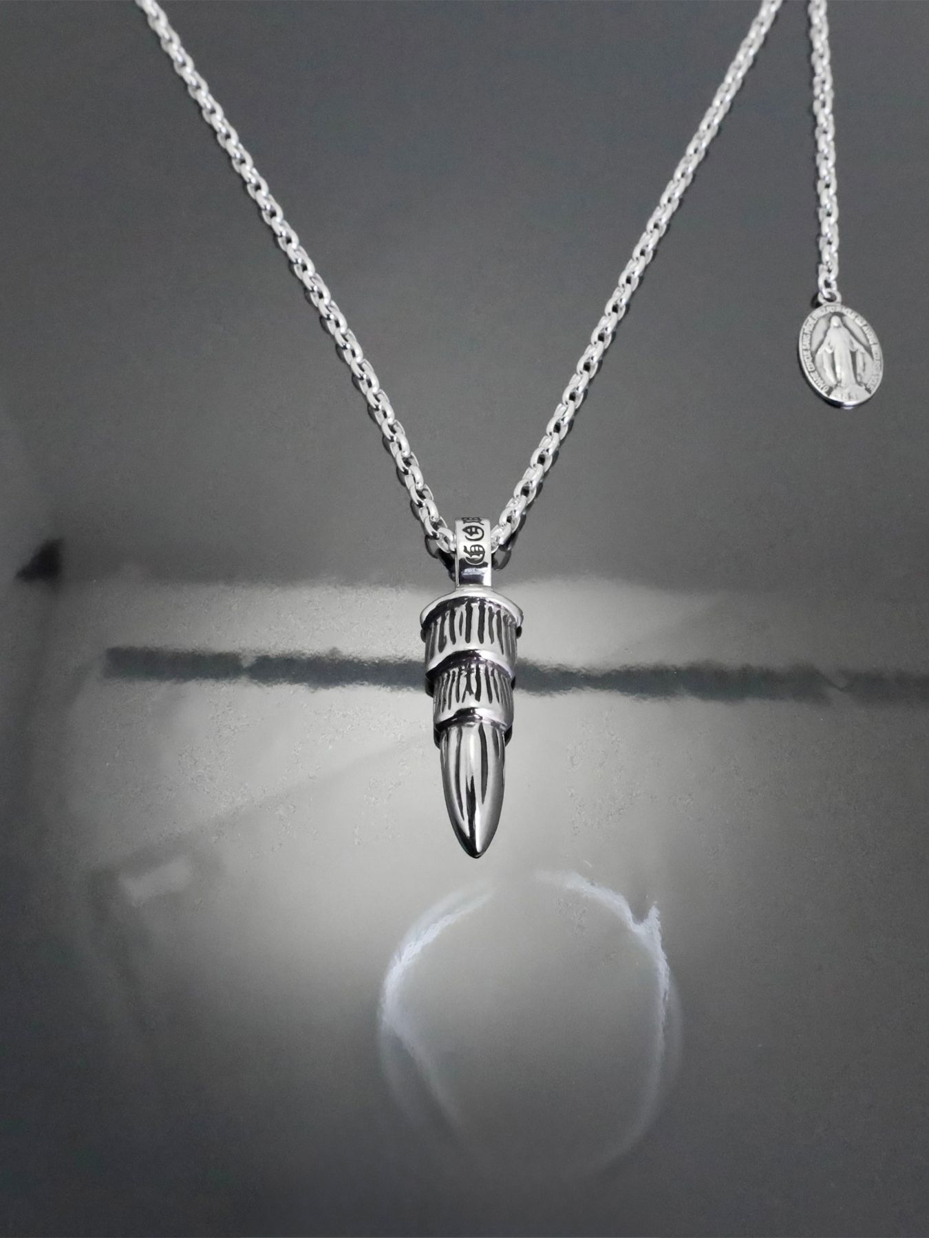 《受注生産》EAGLE CLAW with LOGO #1 NECKLACE with GODSIZE® I.D. TAG / イーグルクロウ #1ネックレス ゴッドサイズ® I.D.タグ / 注文から1～2週間後入荷予定