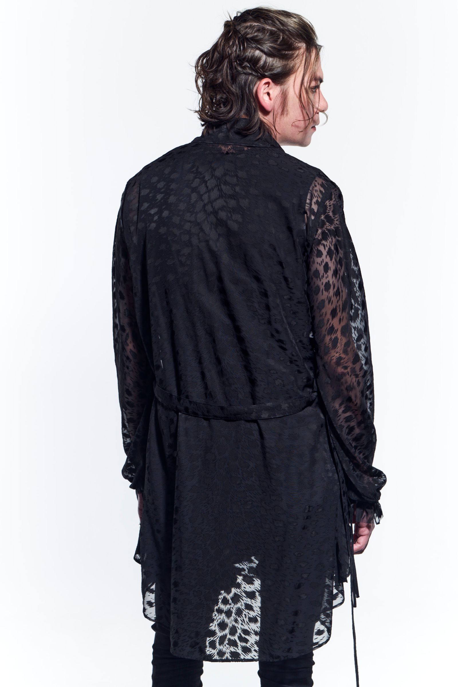 《予約品》 SharringSleevesShirts シャツ OpalLeopard / Black 【kiryuyrik】 5月入荷予定
