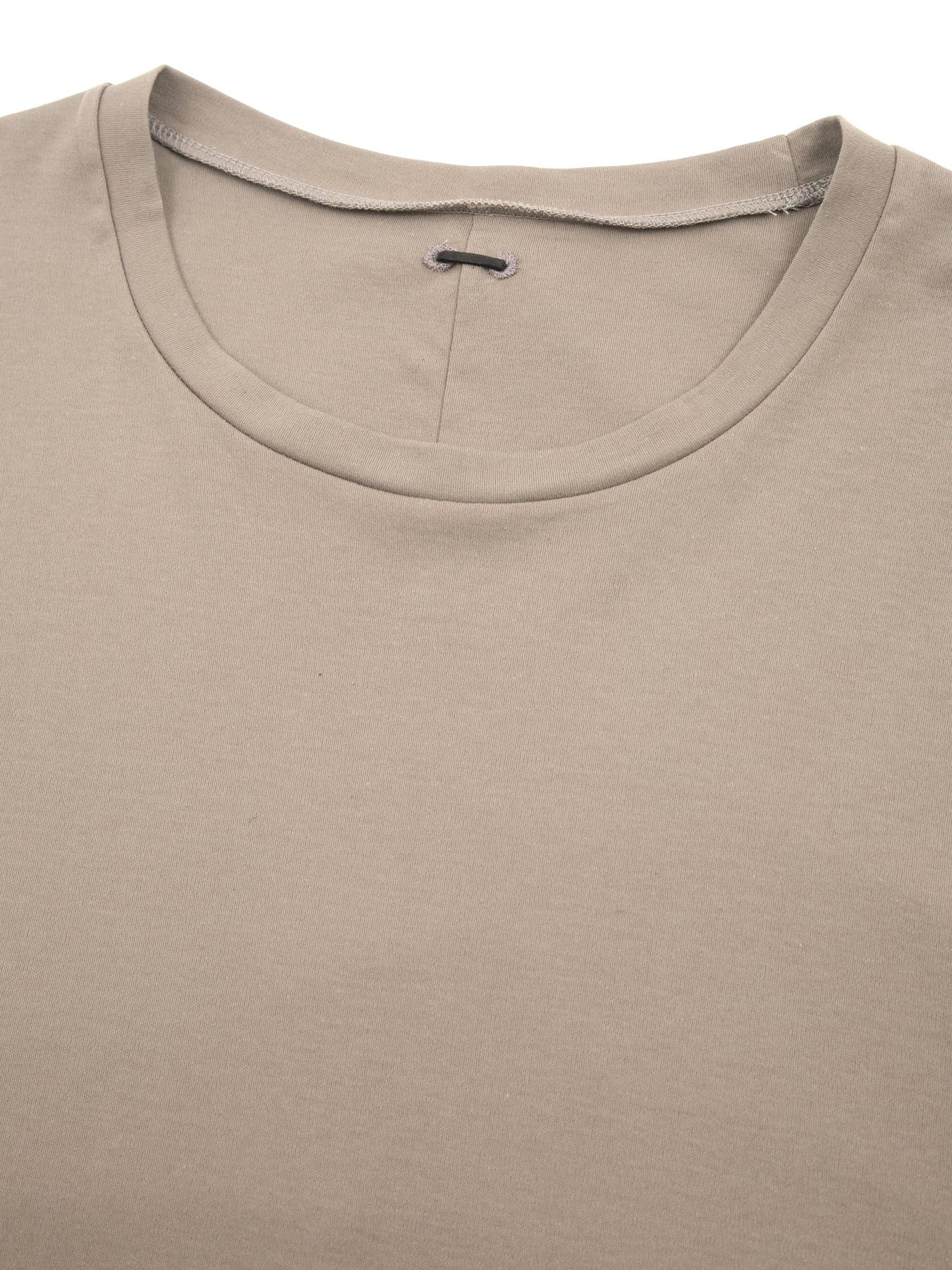Supima Cotton High Twist Double Jersey Sleeveless Cut&Sew /  ノースリーブ カットソー  / オリーブ