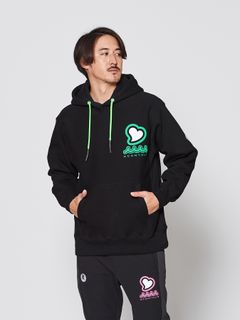 【予約品 】muta sweet muta Hooded Sweatshirts / スウェットパーカー / ブラック【Acanthus × muta MARINE】