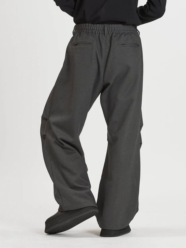 ツータックイージーパラシュートトラウザーズ グレー【NOID.】