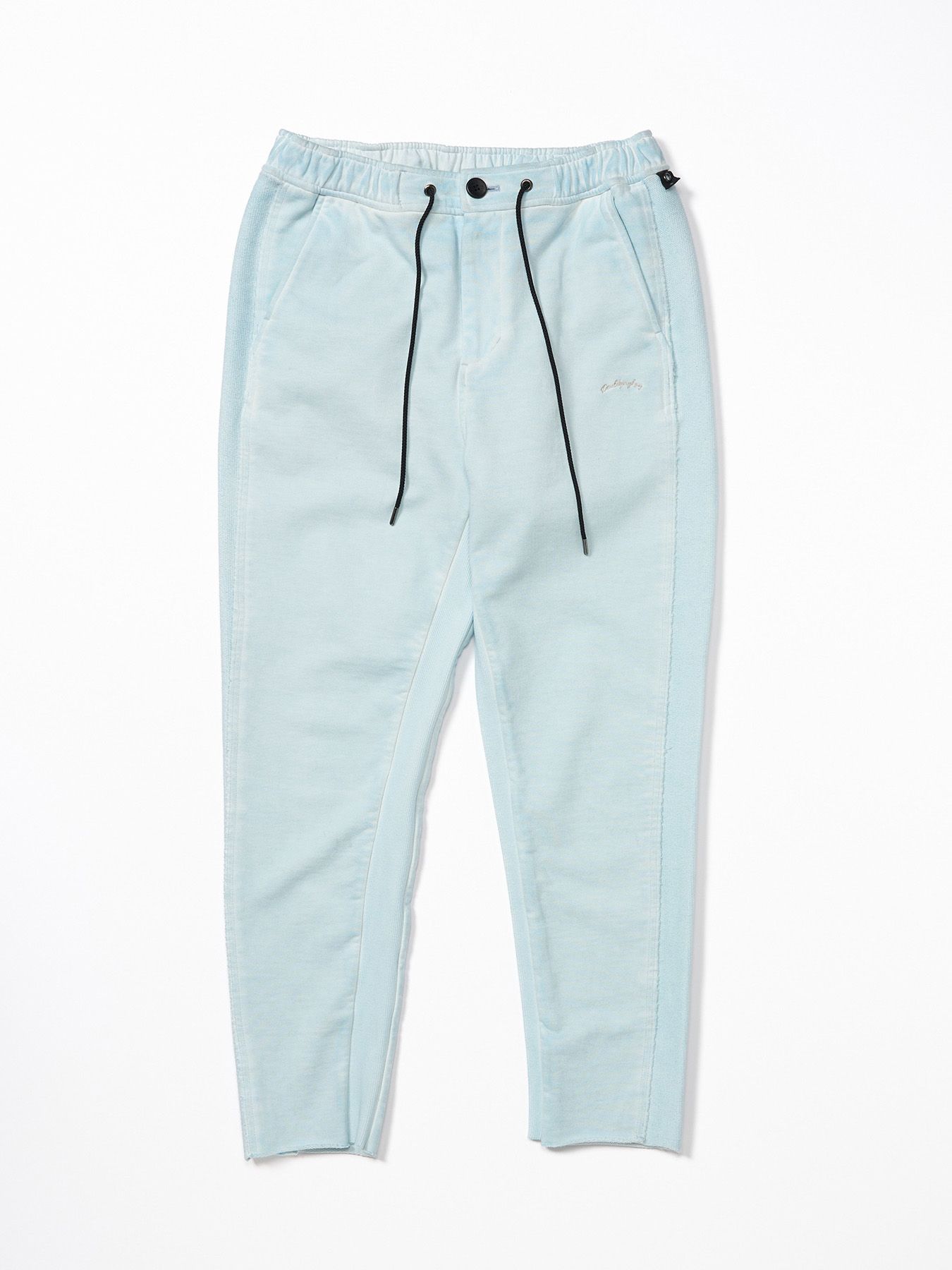 【予約品 9月23日(火) 締切】cut-off sweat pants / カットオフ スウェットパンツ / アイスブルー