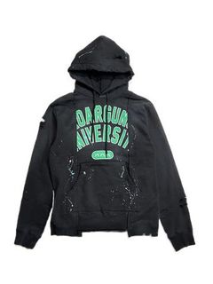 《予約品8月31日 23時55分締め》 COLLEGE HOODIE / パーカー / ブラック 【roarguns 】 2024年2月入荷予定