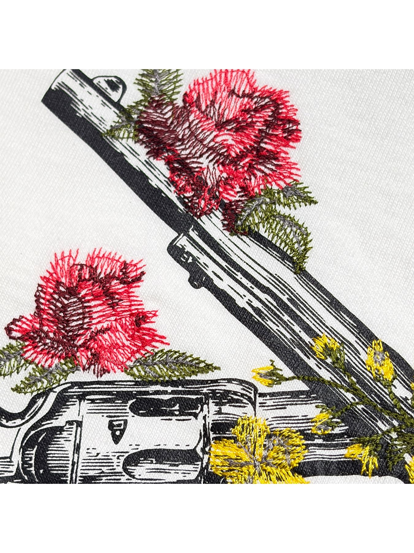 【予約品 8月23日(日) 締切】VIN/JER FLOWER/GUN / ホワイト