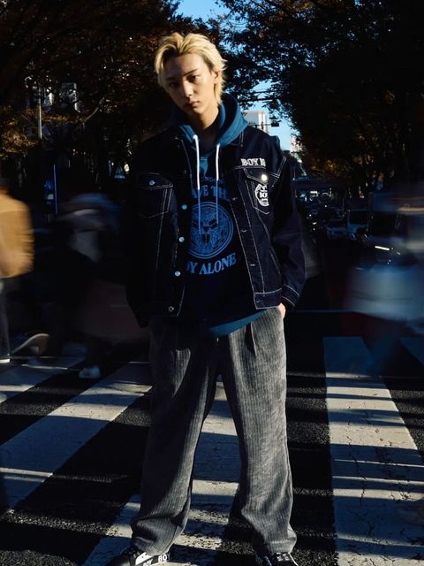 BOY 1976 FLOCKY DENIM JAKET / デニムジャケット / ネイビー