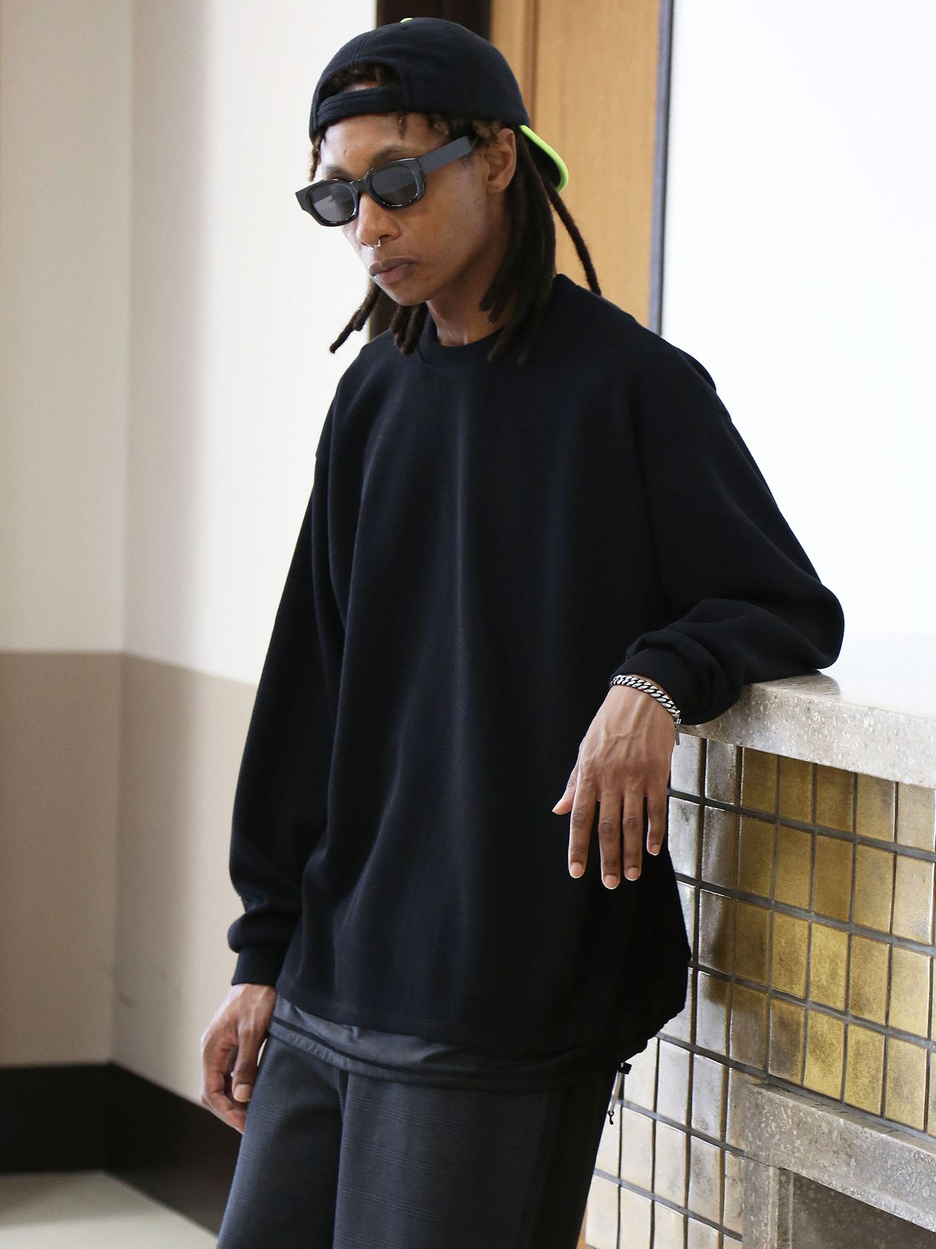 RAVEN KNIT / BLACK【QUOLT】