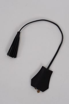 タッセルレザーキーホルダーTASSEL KEYHOLDER / ブラック