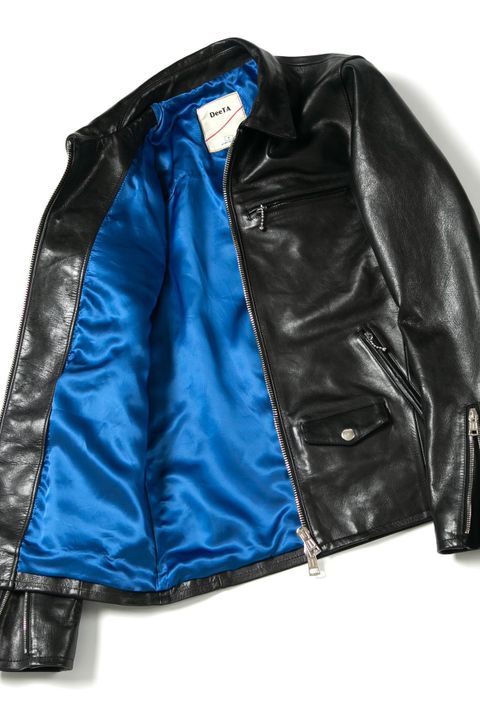 《11/14(日)〆予約品》 Wネーム VINCENTS DeeTA EDITION フルタンニンホースハイド ヴィンテージワックス シングルライダース BLACK 【STRUM】 2月中旬入荷予定