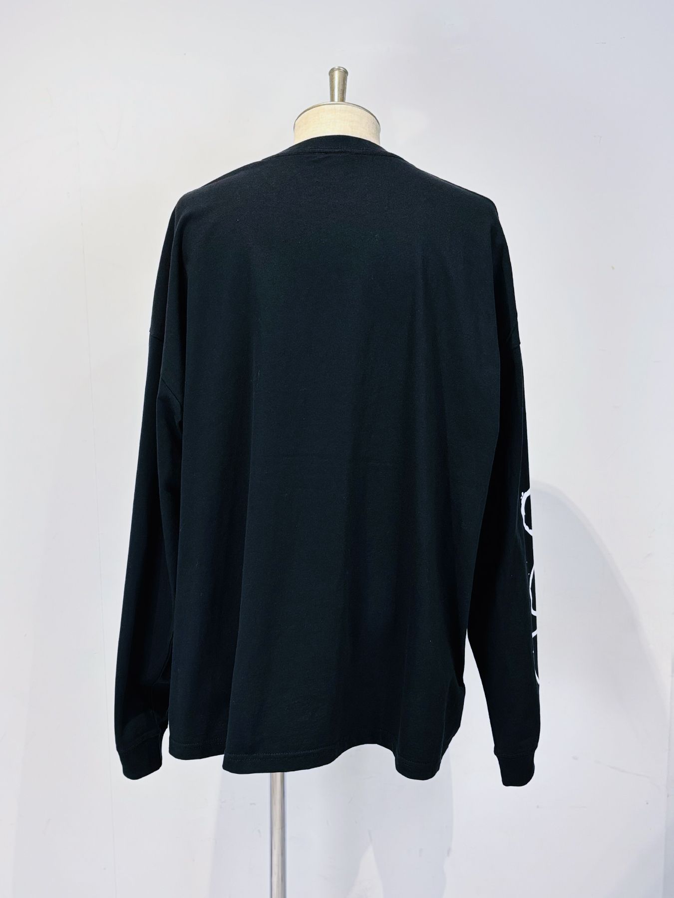 GODSIZE CLOCK 長袖 RELAXED FIT TEE / ブラック