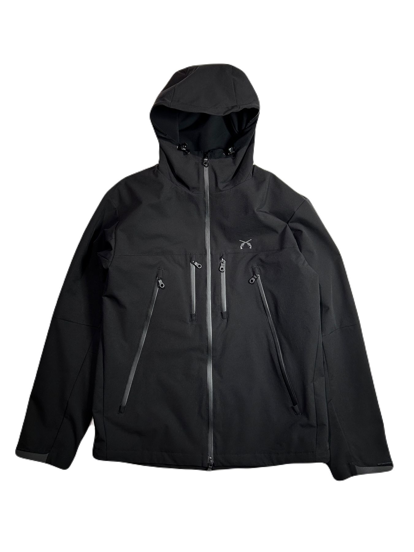 REF PRINT NYLON JKT / リフレクタープリント ナイロンジャケット / ブラック