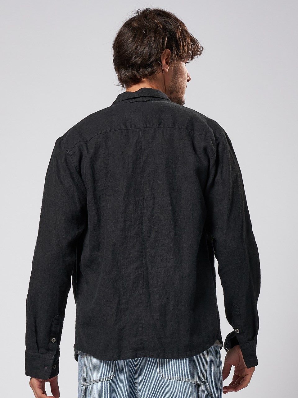《予約品》 short point collar shirt / カラーシャツ / ブラック