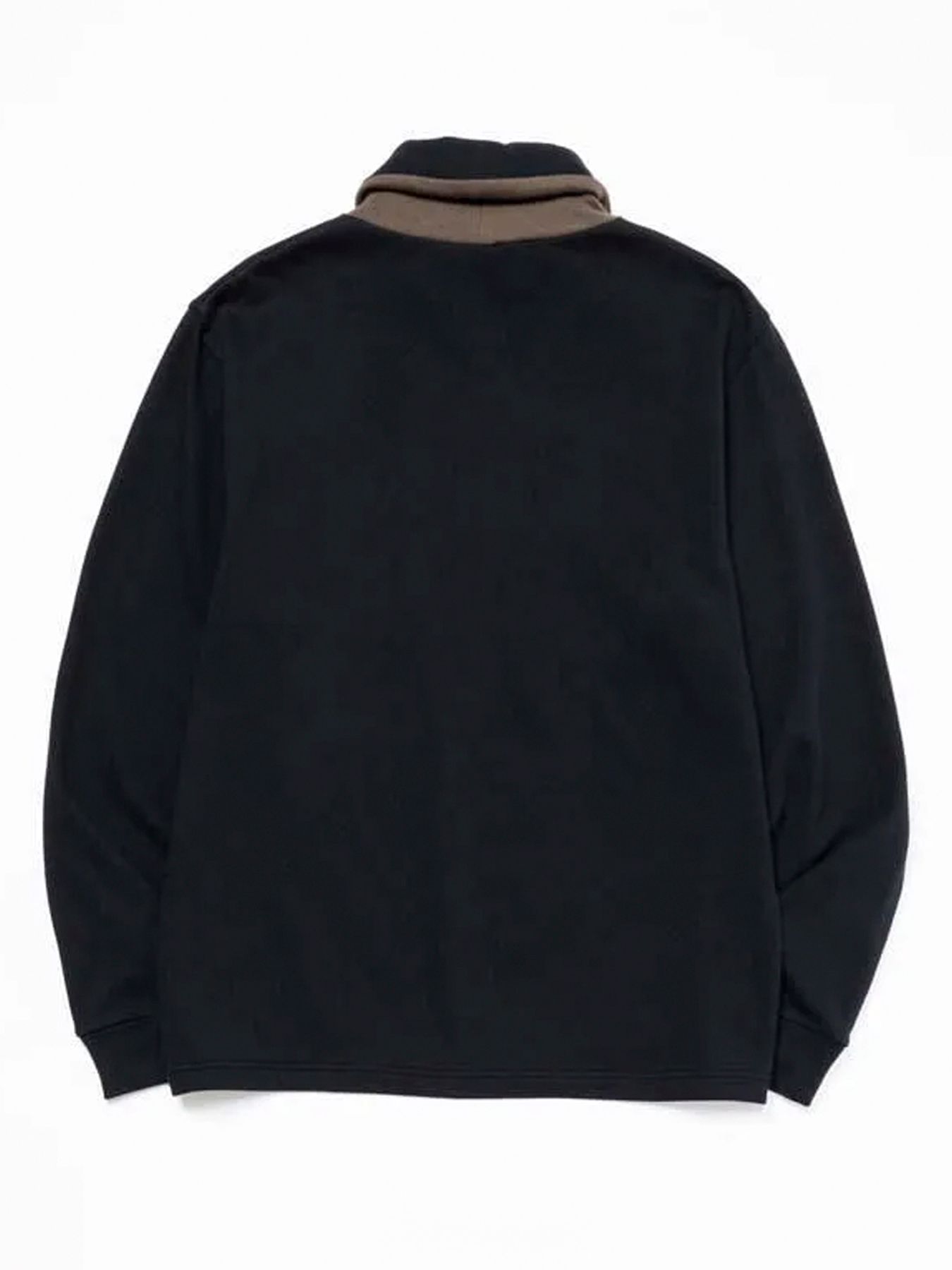 SOFT BULKY LAYERED HIGH NECK SHIRTS / レイヤードハイネック / ブラック【SY32 by SWEET YEARS GOLF】