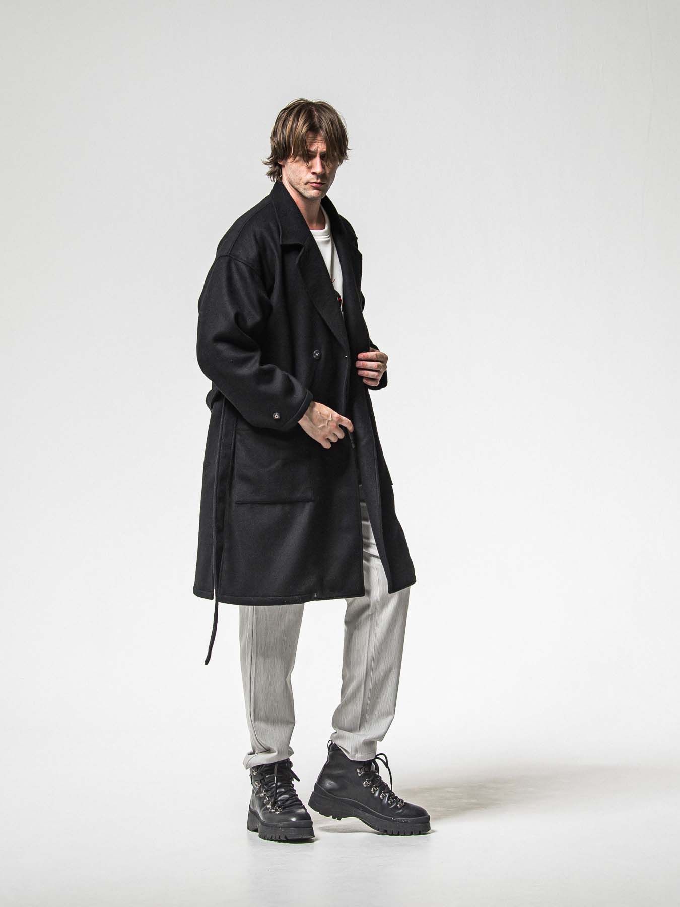 【予約品 】PAT WIDE EASY PANTS / パット ワイドイージーパンツ / グレー