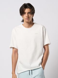 【予約品 9月23日(火) 締切】tight jersey cut-off S/S / タイトジャージ カットオフ ショートスリーブ / ホワイト