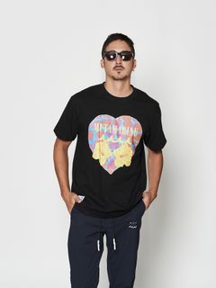 【予約品 10月9日(木) 締切】muta Heat Hibiscus Tee / Tシャツ / ブラック【Acanthus × muta MARINE】