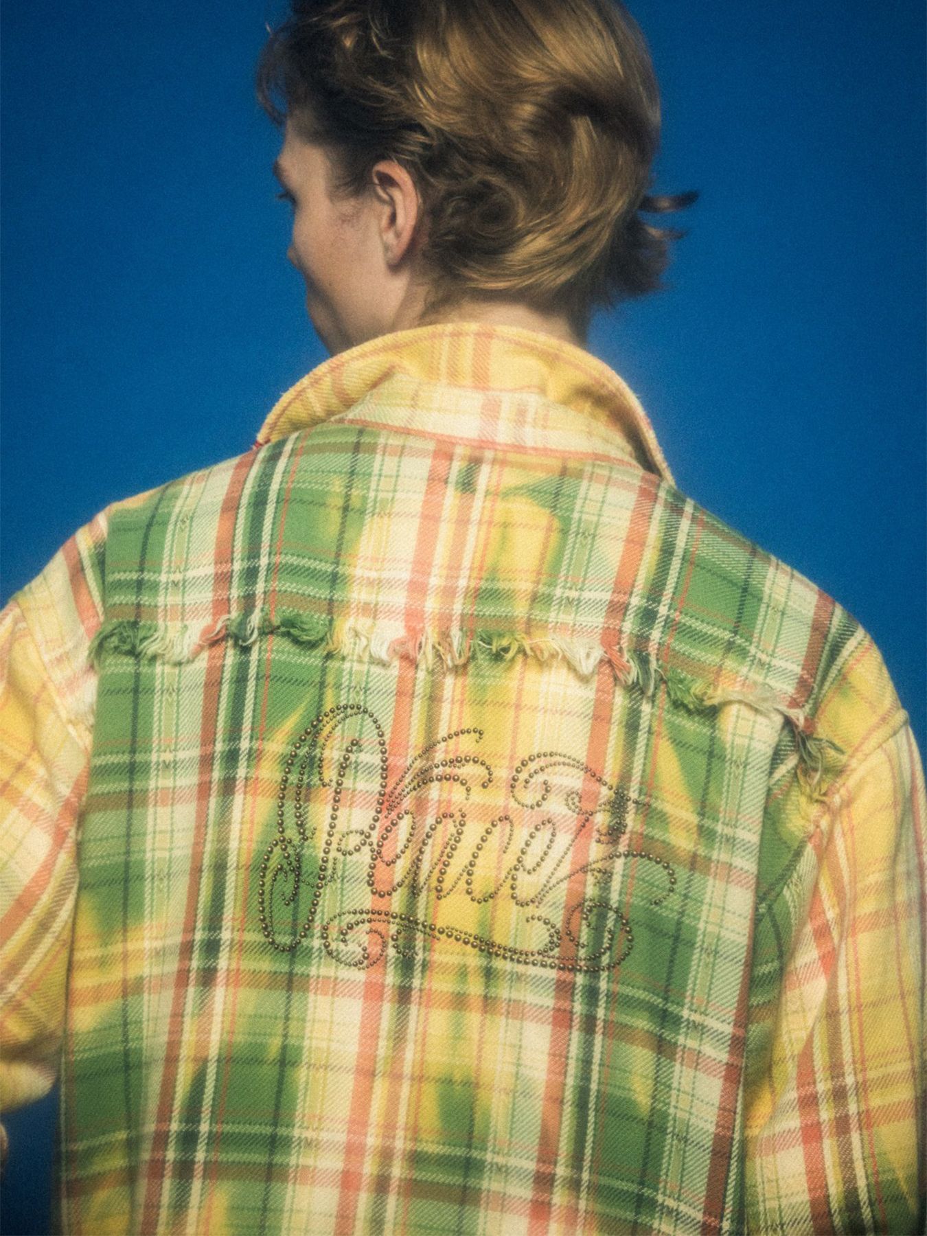 【予約品 8月23日(日) 締切】CO CHECK SHIRT/Peace / メタル / グリーン