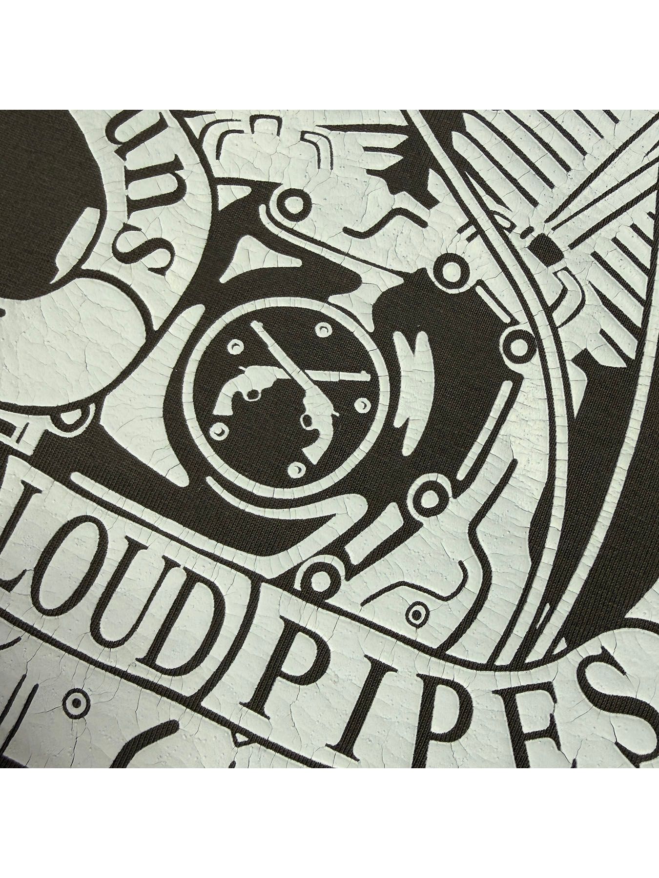 【予約品 3月9日(月) 18:00 締切】ORG/CO L/TEE ENGINE / エンジンプリント オーガニックコットン ロンT / カーキ