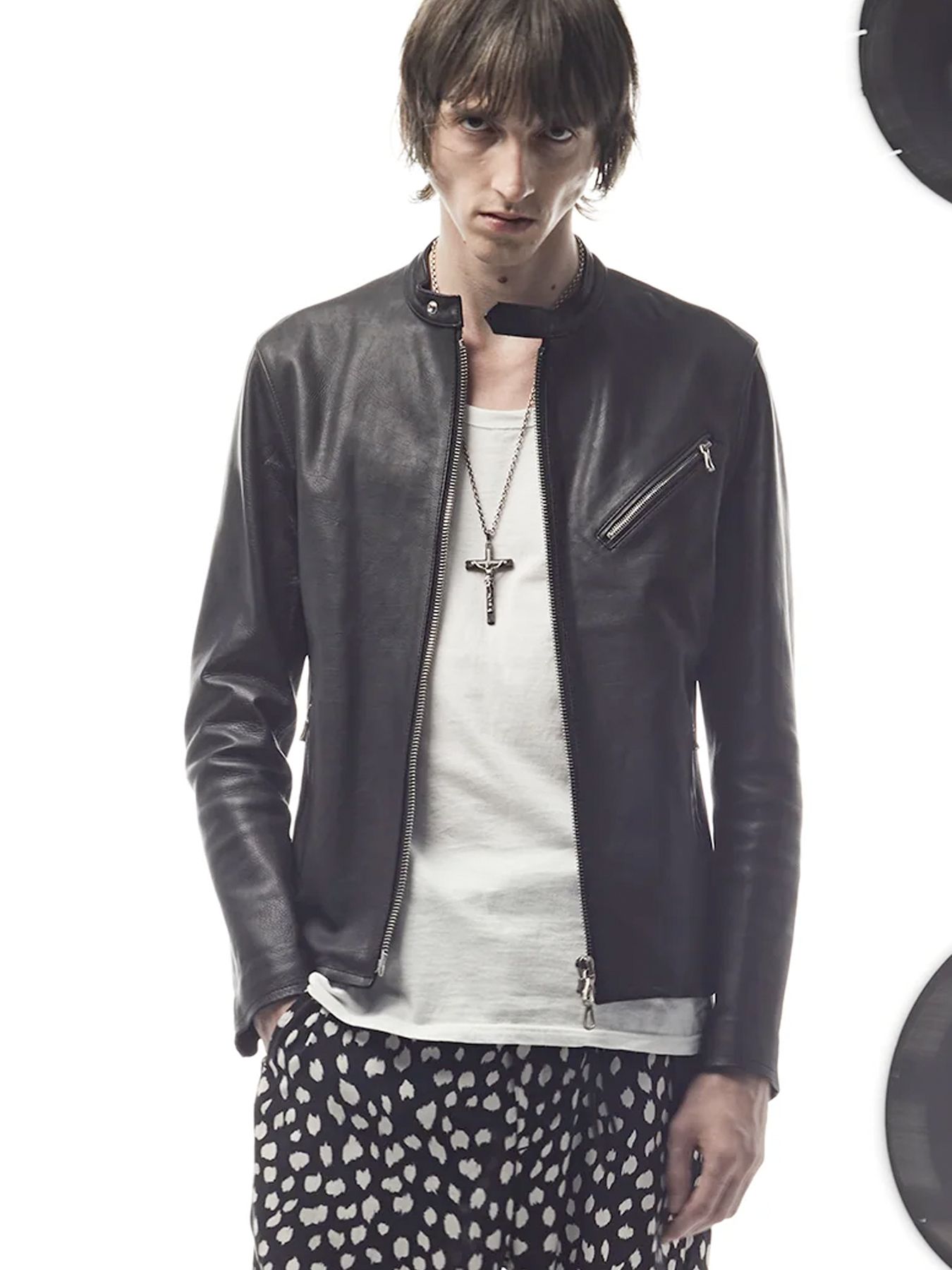 【予約品 4月6日(月) 締切】Oil Calfskin Single Riders / オイルカーフ シングルライダース / SLATER