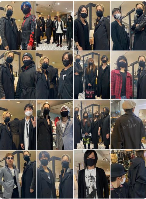 THE ONENESS店頭受注会  スナップ公開デザイナー来店 オフショットも