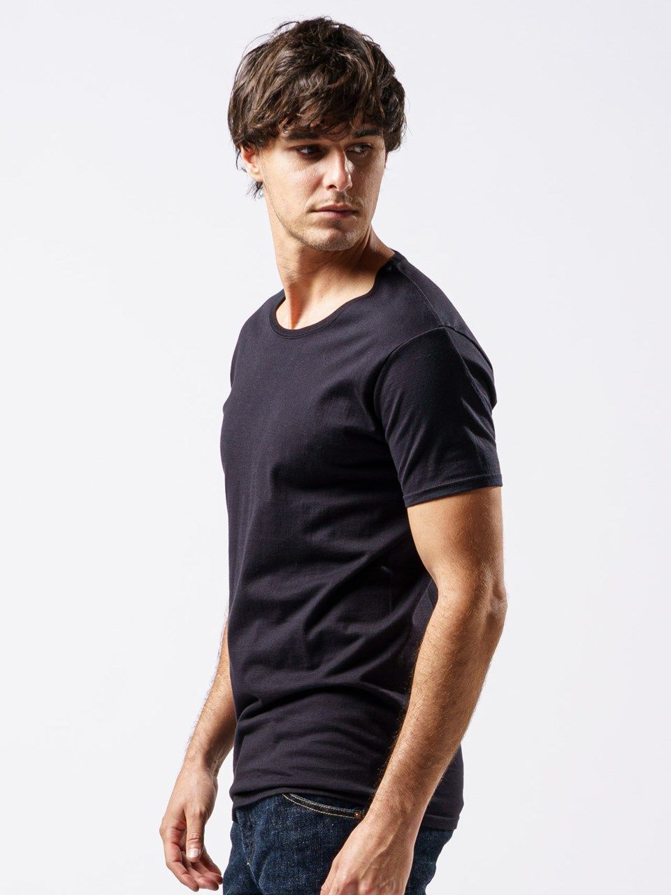 《予約品》 basic crew-neck S/S / クルーネックTシャツ / ブラック
