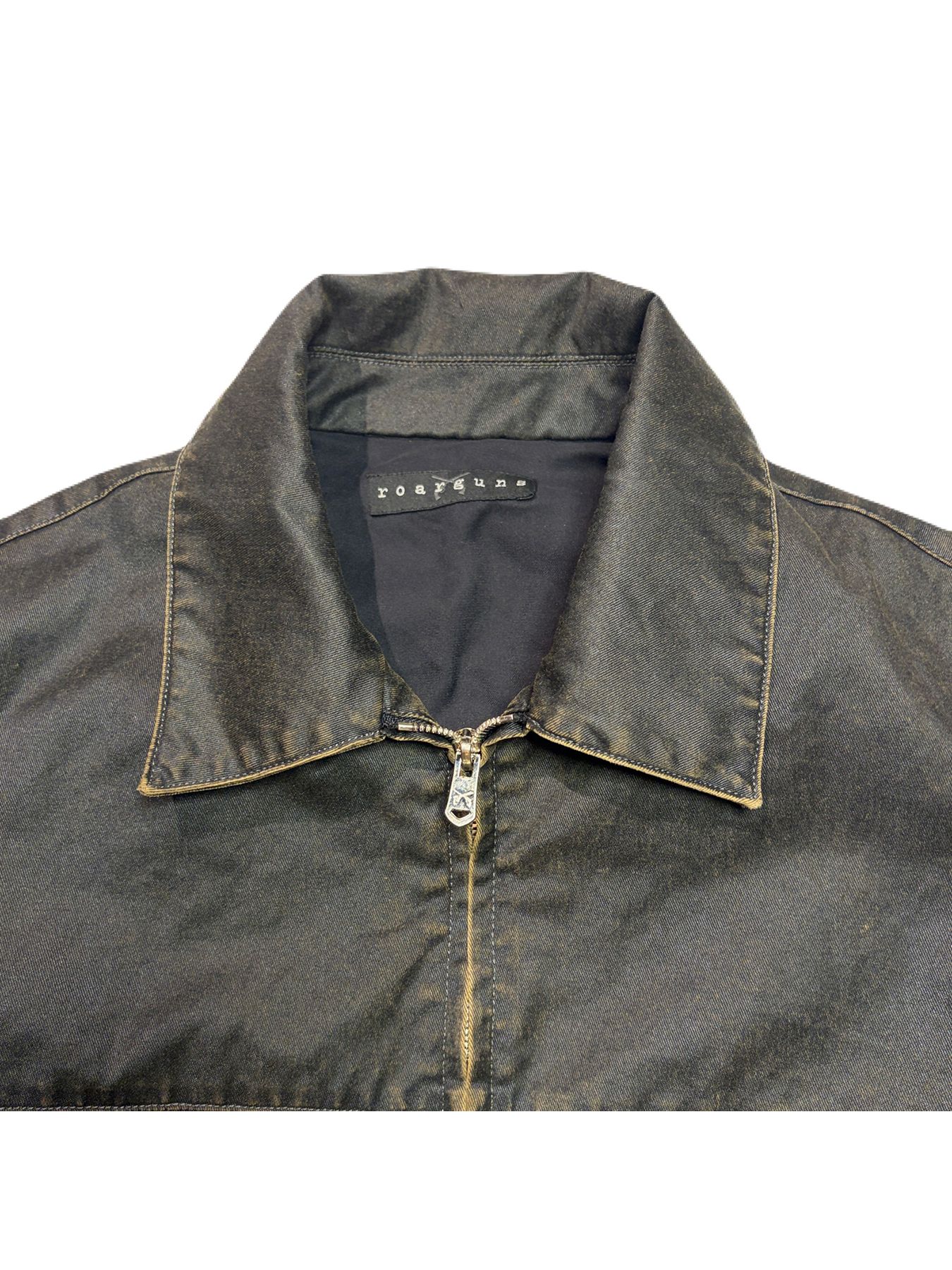 【予約品 3月9日(月) 18:00 締切】S.WASH COATING JKT / ストーンウォッシュ コーティング チノクロス ジップブルゾン / ブラック