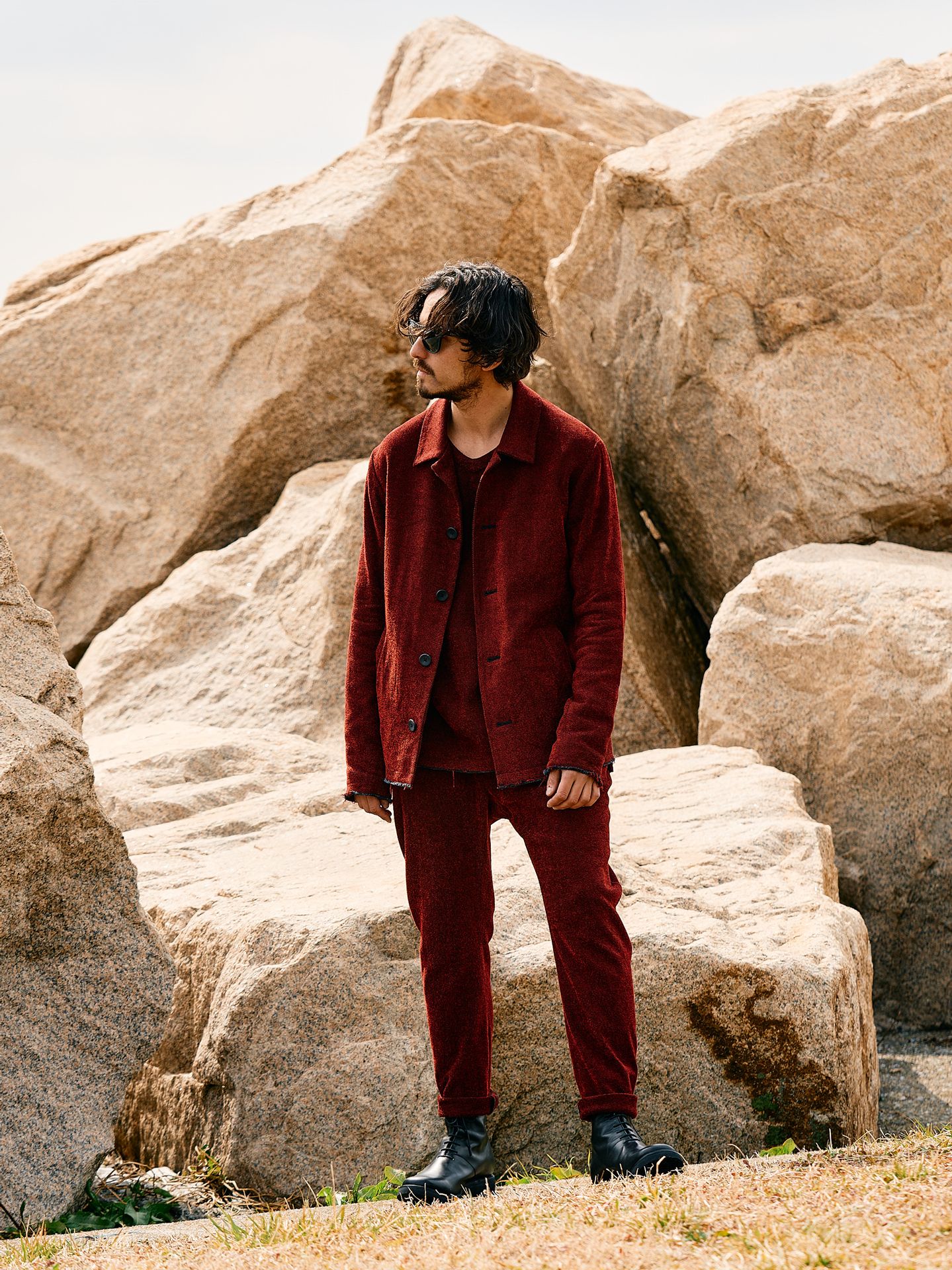 【予約品】 workers jacket / ブルゾン / レッド