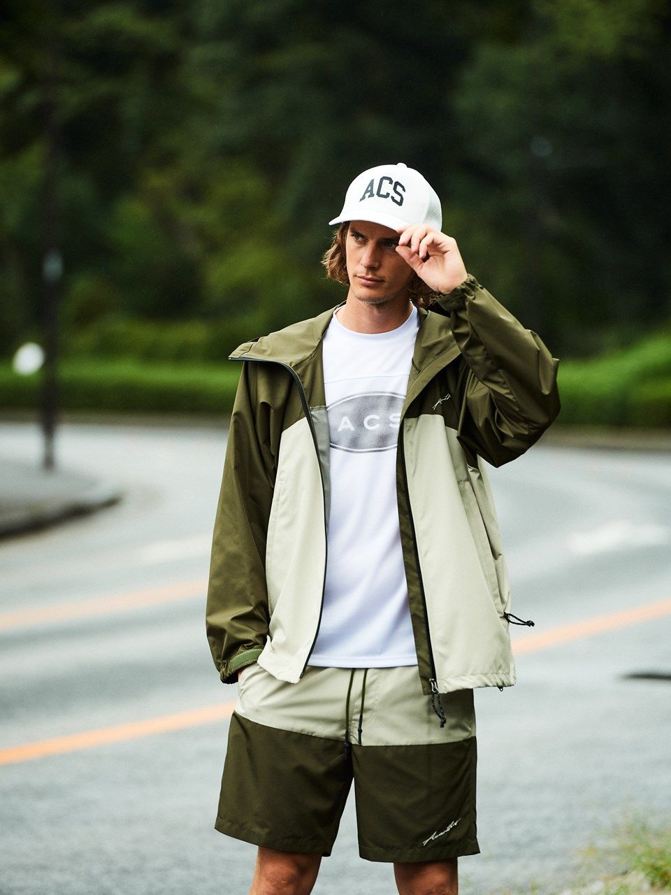 (予約品2023年10月19日18時締め) Light Shell Hooded Jacket / フードジャケット / カーキ