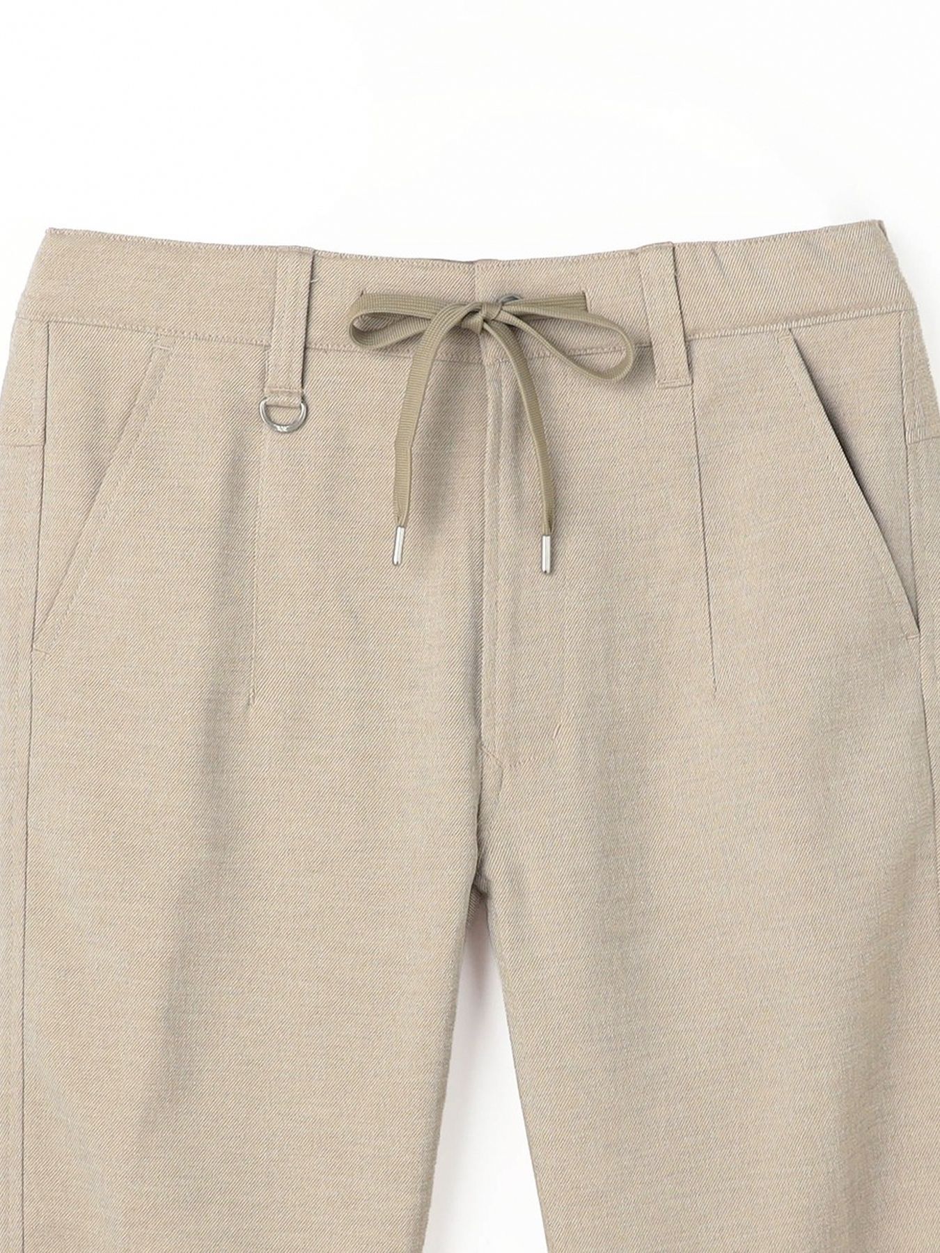 リネンライクツイルイージーパンツ / グレー【HIDEAWAYS NICOLE】