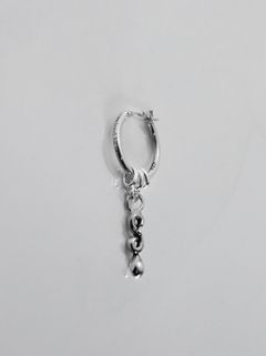 《受注生産》 THIN HOOP -raised by wolves- [LARGE] with OVAL and TEARDROP / レイズド・バイ・ウルヴス シンフープ L ウィズ オーバル&ティアドロップ / 注文から2～3週間後入荷予定